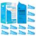 CLOUDBERG 12 Pack Resealable Pee Bags for Travel for Men 800ML Disposable Urine Bags and Sickness Bag Traffic Jam Emergency Urinal Bag Portable Toilet Bags for Camping RV Trips Kids Unisex urinals Blue