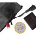 Turkish Metal Compact Mirror - Small Round Mirror with Magnetic Close, 1x & 2x Magnification for Handbags - Bright & Funky Geometric Pattern - Ideal for Travel and Commutes - Buy Online on GoSupps.com