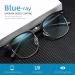 AOMASTE Blue Light Blocking Glasses | Retro Semi Rimless UV400 Computer Eyewear - Buy Online on GoSupps.com