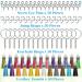 Cridoz 200pcs Bulk Keychain Rings Set with Tassels and Accessories for Crafts - Buy Online on GoSupps.com
