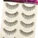 Vivis 5 Pairs Eyelashes Natural Lashes Long Cross Wispies False Black Wispy Doll Lashes Soft Clear Band Handmade Fake Lashes V001 - Buy Online on GoSupps.com