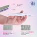 PORTENTUM Professional Nail Files 8 PCS | Double Sided Emery Board 100/180 Grit | Washable Fingernail Buffering Files | Manicure & Pet Grooming Tools - Buy Online on GoSupps.com