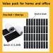 Hook and Loop Tape with Adhesive  Large Hook and Loop Sheets (4inch)  Heavy Duty Industrial Strength Interlocking Tape for Office and Home (3.28ft Long) - Buy Online on GoSupps.com