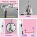 2-in-1 Cut Pile Loop Pile Tufting Gun Starter Kit | Electric Rug Tufting Machine with 10 Skin Stickers | Baby Pink Carpet Weaving Flocking Tool - Buy Online on GoSupps.com