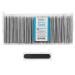 ForPro Professional Collection Mini Foam Board 100/180 Grit Double-Sided Manicure Nail File Black 3.5 l x .5 w Pack of 50 100/180 Grit Black