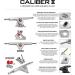 Caliber Trucks Cal II 50 RKP Longboard Trucks - Raw Silver (Set of 2) | No Bearings - Buy Online on GoSupps.com