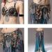 Belly Dance Practice Costume Set - Medium Green Skirt and Tribal Top - Buy Online on GoSupps.com