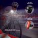 BX-300 Rechargeable Bike Light Set - Front and Back Lights for Night Riding Safety | USB Tail Rear | Cycling Accessories for Adults and Kids | Road and Mountain Biking - Charcoal - Buy Online on GoSupps.com