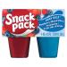 Snack Pack Raspberry & Mixed Berry Gel 12-Pack 99 Gram Cups