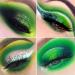 Shimmer Green Eyeshadow Single Palette - High Pigment, Long-lasting & Sweatproof - Buy Online on GoSupps.com