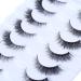 Wleec Beauty Short False Eyelashes set - 7 Pairs of 12mm Wispy Fluffy 3D Faux Mink Lashes for Natural Cat Eye Look | Clear Band | CC95 - Buy Online on GoSupps.com