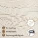 4mm x 328yd Beige Macrame Cord | 100% Natural Cotton Rope for DIY Crafts & Plant Hangers - Buy Online on GoSupps.com