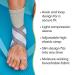ZenToes Ankle Support Brace | Adjustable Compression Sleeve for Men & Women | Prevent Sprained Ankle Injury | Gray Wide Width | Easy to Use - Buy Online on GoSupps.com