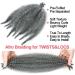 Springy Afro Twist Hair 28 Inch Cuban Twist Hair 3 Packs Marley Twist Braiding Hair Pre-separated Spring Twist Hair Wrapping Hair for Soft Locs Cuban Twist Crochet Hair for Women (Grey) - Buy Online on GoSupps.com