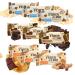 SOFT-BAKED HEALTHY FIBER AND GRAIN FIBER BARS. Fiber Delicious Treat Three of Each 1.6 Ounce Bars In Peanut Butter Brownie And Blondie Flavors (9 Pack)