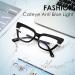 FEISEDY Cateye Blue Light Blocking Glasses for Women - Fashion Cat Eye Frame Black 52mm B2984 - Buy Online on GoSupps.com