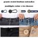 12 Pcs Waist Button Extenders Set for Men and Women - Adjustable Pants and Jeans Waist Extender - Buy Online on GoSupps.com