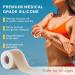 Medical Grade Silicone Scar Tape - 164x1.57 Roll for Scar Removal | C-Section Tummy Tuck Keloid & Surgical Scars | Reusable Silicone Scar Sheets - Buy Online on GoSupps.com