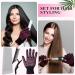Heat Styling Gloves Set - Silicone Bumps Curling Iron Gloves Heat Resistant Mat Hair Clips & Comb for Safe Styling - Buy Online on GoSupps.com