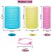 30 Pcs Hair Rollers 18 Pcs Self Grip Velcro Hair Rollers with 12 Pcs Duckbill Clips Small Medium Large Hair Rollers for Styling and Hair Volume (Rollers: 44mm 36mm and 25mm) blue yellow pink - Buy Online on GoSupps.com
