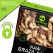 Raw Brazil Nuts - Unsalted, Whole, Superior Quality (32oz) - Fresh, Resealable Bag - Healthy Protein Snack, Keto Friendly, Vegan - Kosher Certified - Buy Online on GoSupps.com
