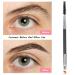 Duo Eyebrow Brush Set - 6 Pieces | Angled Eye Brow & Spoolie Brush | Mini Eyelash Brush | For Tinting & Gel/Cream | Silver - Buy Online on GoSupps.com