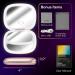 Attrattiva Portable LED Makeup Mirror - 1x Lighted Mirror and 10x Magnifying Hand Mirror for On-the-Go Beauty Fixes - Buy Online on GoSupps.com