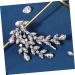 Beaupretty Hair Styling Accessories rhinestone hair clip bobby leaf hairpin sparkly hairgrip hairpin rhinestone hair barrette rhinestone bobby bride tool diamond zinc Diamonds Hair Clip - Buy Online on GoSupps.com