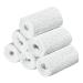 Navaris Plaster Cloth Rolls (M Pack of 6) - Gauze Bandages for Body Casts Craft Projects Belly Molds - Easy to Use Wrap Strips - 4 W x 118 L M White