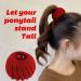 Yuventoo Birds Nest Hair Clips 3 Pack Expandable Ponytail Holder for Women Plant Velvet Hair Claw Clamps Hair Accessories Black Dark Red Dark Grey M - Buy Online on GoSupps.com