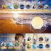 Buy Daylight Alarm Clock - Sunrise Sunset Wake Up Light with FM Radio & Natural Sounds | Bawoo 7 Tones 20 Brightness Levels 2 Alarms for Adults & Kids - Buy Online on GoSupps.com