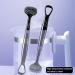 Double-Headed Tongue Scraper - Hard Tongue Cleaner for Adults & Kids | Reduce Bad Breath - Black - Buy Online on GoSupps.com