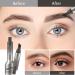 HENGBIRD Crayon sourcils Gel pour sourcils avec brosse sourcils coud e sourcils maquillage naturel r sistant l'eau Pinceau sourcils pour les sourcils et la racine des cheveux (Taupe) - Buy Online on GoSupps.com