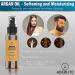 Aberlite Hair & Beard Heat Shield Spray - Argan Oil Thermal Protector - 450 F Protection - 4oz - Buy Online on GoSupps.com