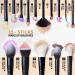 ZAMEL Professional Goat Hair Makeup Brushes Set - 15Pcs Ultra Soft Dense Face & Eye Brush Kit for Flawless Foundation Blush & Eyeshadow Application - Buy Online on GoSupps.com