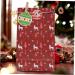 CHILDWEET Christmas Calendar Bags 1 Set Bag Goodie Bags DIY Calendar Bags Candy Bag Paper Bag Christmas Drawstring Bag As Shown 23X12X1CM - Buy Online on GoSupps.com