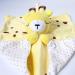 Bubby Boo Yellow Giraffe Stuffed Animal Security Blanket with Rattle and Teether - Soft Snuggle Toy for Baby - Soothing Plush Lovey - Perfect Baby Gift - Buy Online on GoSupps.com