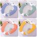HADEEONG 4Pairs Plush Warm Toilet Seat Cover Washable and Reusable Toilet Seat Pads Cushion for Winter, Fits Most Toilet Seats (Panda)