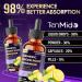Tenmido 9in1 Liquid Turmeric Curcumin Supplement with Ginger Ceylon Cinnamon Berberine HCl Milk Thistle Apple Cider Vinegar Rosemary Holy Basil & Black Pepper - 30ml 1Fl Oz - Buy Online on GoSupps.com