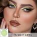 Erinde Single Green Eyeshadow Palette - Nude Tones Waterproof High Pigment Long-Lasting Makeup - Buy Online on GoSupps.com