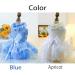 BT Bear Smally Disching Puppy Skirt & Tutu Dress for Small Dogs & Cats - Princess Bow Wedding Outfit (Size L Blue) - Buy Online on GoSupps.com