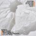 White Lace Large Hair Scrunchies for Women - Elastic Soft Hair Ties for Thick Hair - Bulk Scrunchie Accessories for Girls - Buy Online on GoSupps.com