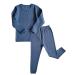 DreamBuy 20 Colours Ribbed Pyjama/Tracksuit/Loungewear Unisex Boys And Girls Pyjamas Baby Clothes Pyjamas For Women And Mens Pyjamas 1-2 Years Blue