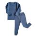 DreamBuy 20 Colours Ribbed Pyjama/Tracksuit/Loungewear Unisex Boys And Girls Pyjamas Baby Clothes Pyjamas For Women And Mens Pyjamas 7-8 Years Blue