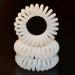Miya Set of 3 High-Quality White Elastic Telephone Hair Ties | Mini Plastic Spiral Hair Accessory & Bracelet - Buy Online on GoSupps.com