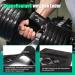 COFOF Zughilfen Leather Lifting Straps for Bodybuilding & Weight Lifting | Professional Strength Training Aid for Men & Women - Midnight Black - Buy Online on GoSupps.com
