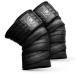 Mava Sports Knee Wraps for Cross Training WODs Compression & Elastic Support Black