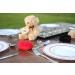  48 Pcs Plastic Plates Red Rim Disposable Set Combo 24 x 10.25 and 24 x 7.5 for Main Course Salad Appetizer Dessert Fruits Disposable Perfect for Dinner Party Holiday Events Picnics and BBQ - Buy Online on GoSupps.com