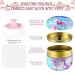 2-Piece Body Powder Puff & Container Set for Women & Babies - Soft Puffs with Spoon in Tea Case for Home & Travel - Buy Online on GoSupps.com