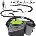 Jogging leash dogs belly belt dog leash jogging jogging leash large and medium -sized dogs with elastic buffer line and reflective running leash freehand linen up jogging hiking gray gray with buffer up to 110kg